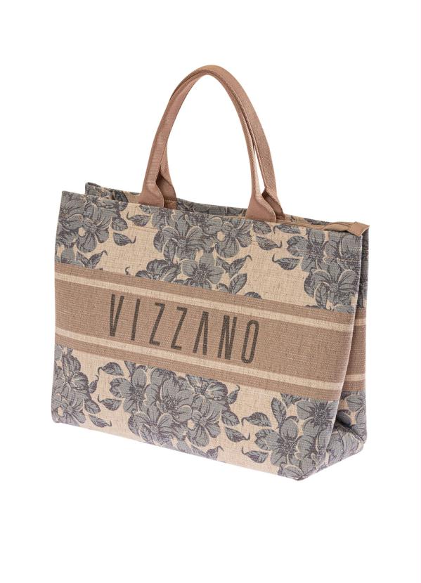 

Bolsa Vizzano Azul com Estampa Floral