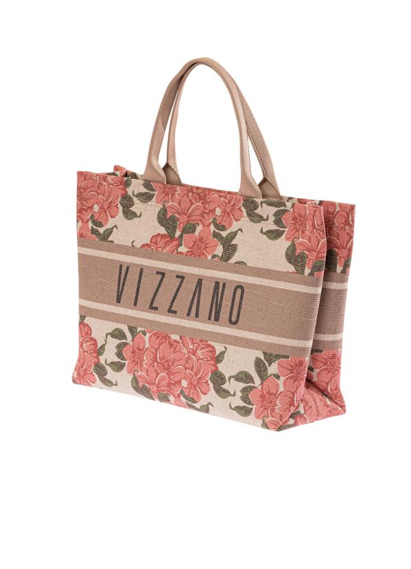 

Bolsa Vizzano Vermelha com Estampa Floral, Vermelho