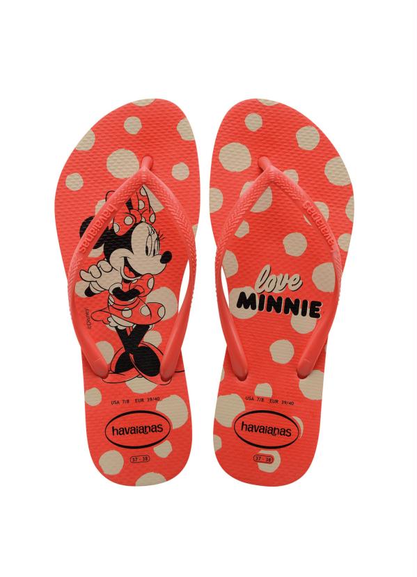 

Chinelo Havaianas Slim Disney Vermelho