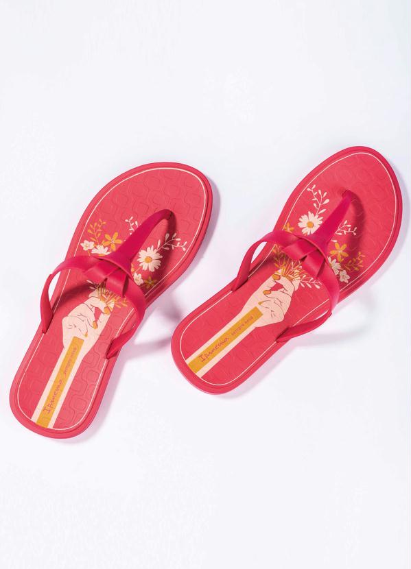 

Chinelo Ipanema Nó Print Rosa