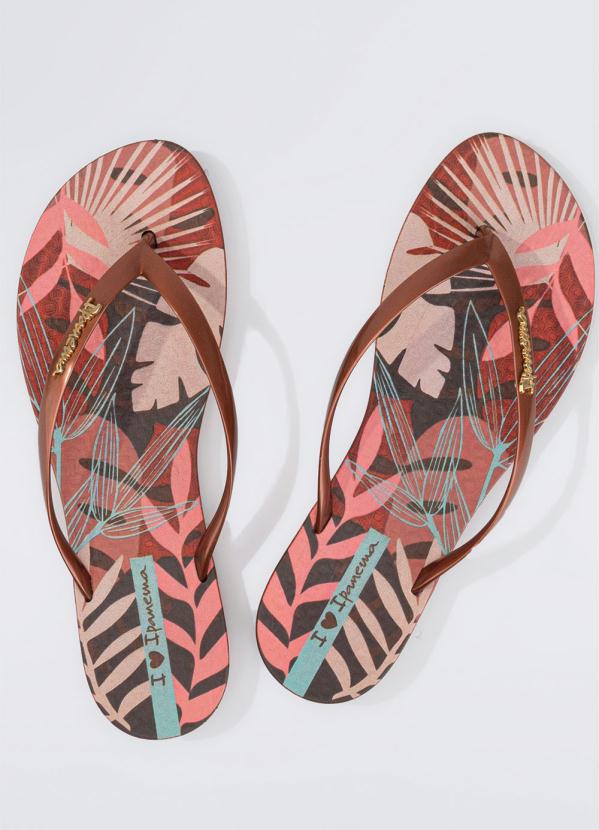 

Chinelo Ipanema Wave Natural Marrom