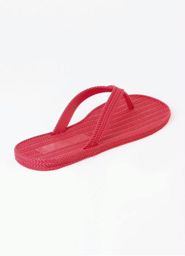 

Chinelo Feminino Vermelho em Sintético