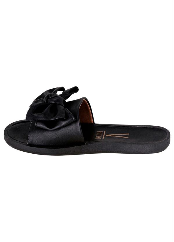 

Chinelo Vizzano Preto com Laço