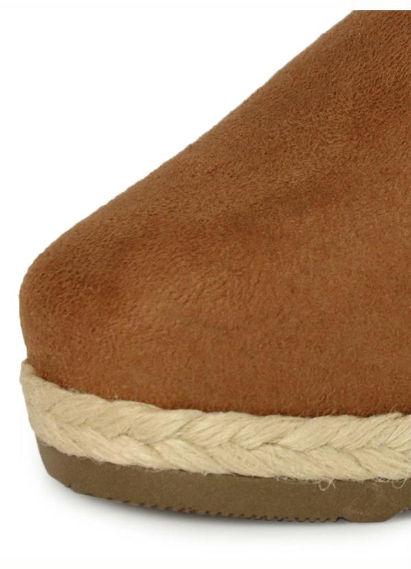 

Sandália Anabela Espadrille Bebece Caramelo, Marrom