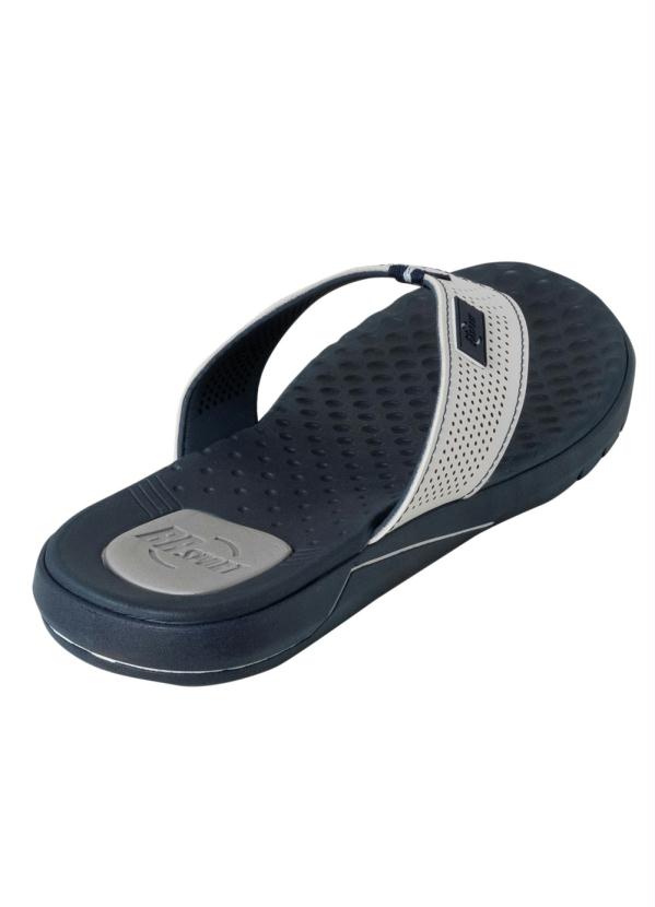 

Chinelo Br Sport Marinho com Perfuros no Cabedal, Azul