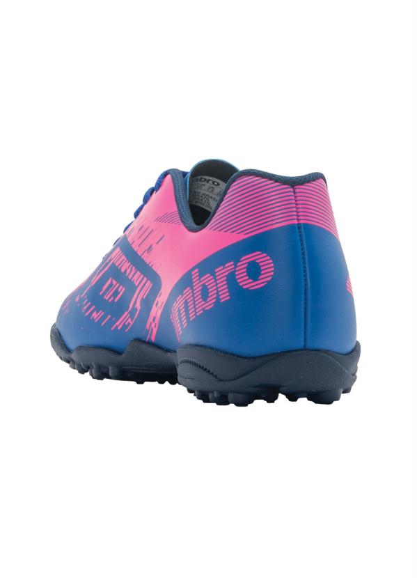 

Chuteira Umbro Society Acid Ii Azul e Rosa