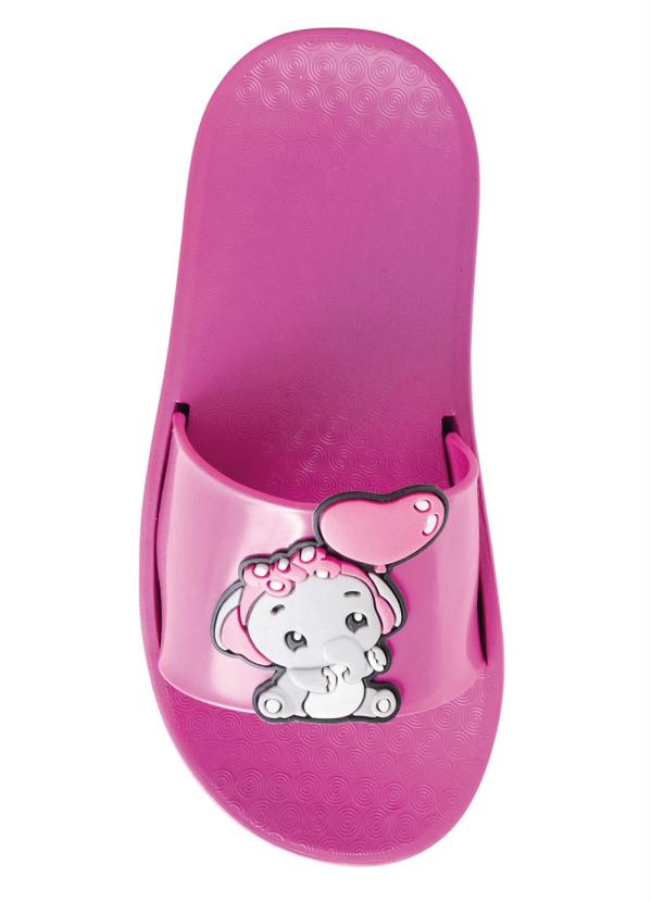 

Chinelo Infantil Pink com Adereço de Elefante, Rosa