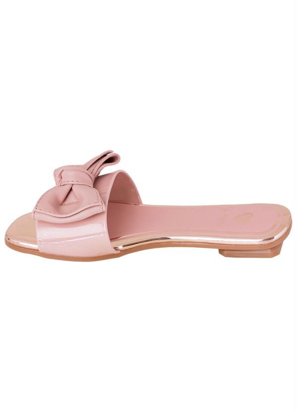 

Chinelo Molekinha Rosa com Laço