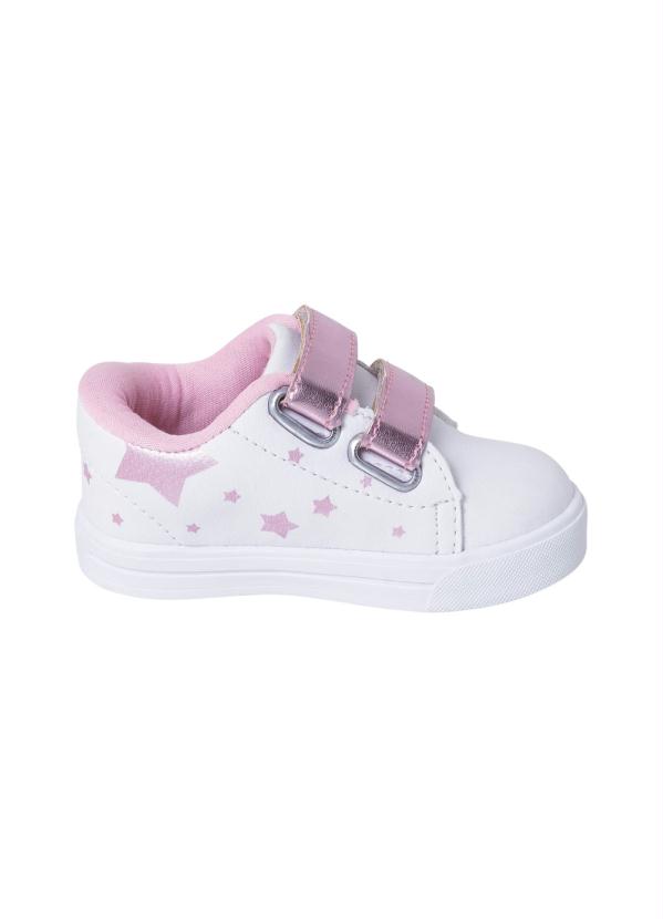 

Tênis Infantil Branco com Velcro