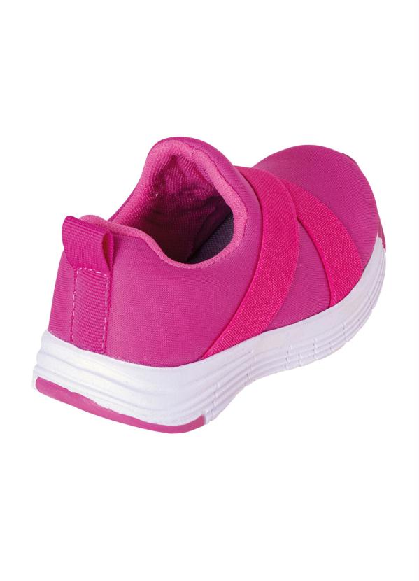 

Tênis Infantil Pink com Elástico Transpassado, Rosa