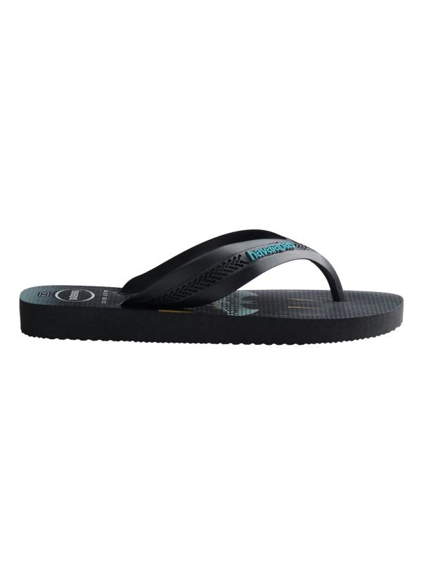 

Chinelo Havaianas Kids Max Heróis Preto