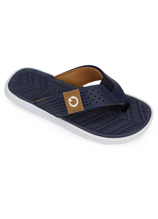 

Chinelo Infantil Cartago Micro Furos Marinho, Azul