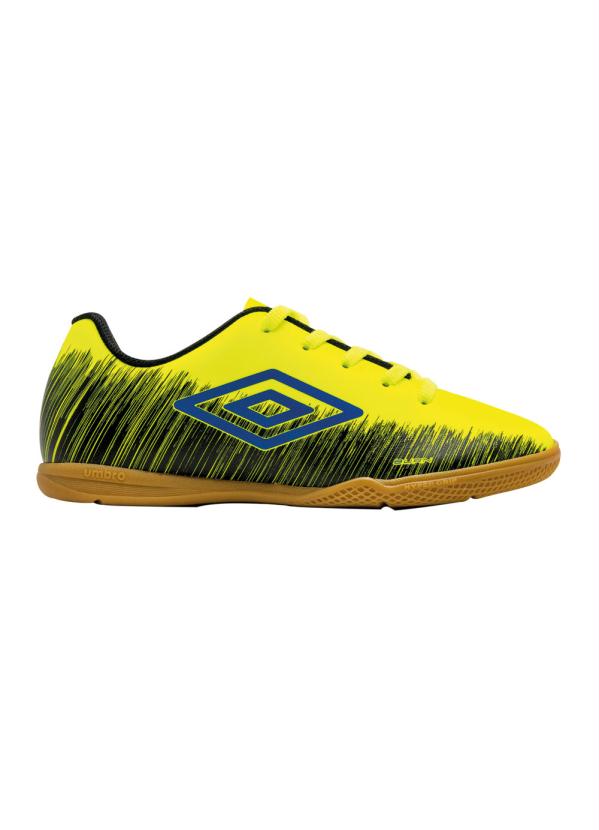 

Chuteira Indoor Umbro Burn Jr. Limão e Preto, Verde