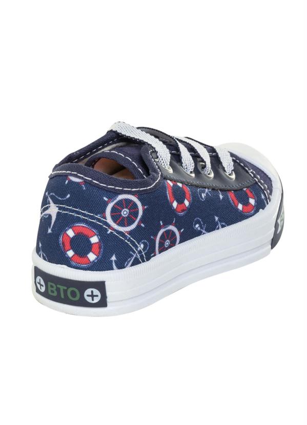 

Tênis Infantil Marinho com Estampa Navy, Azul