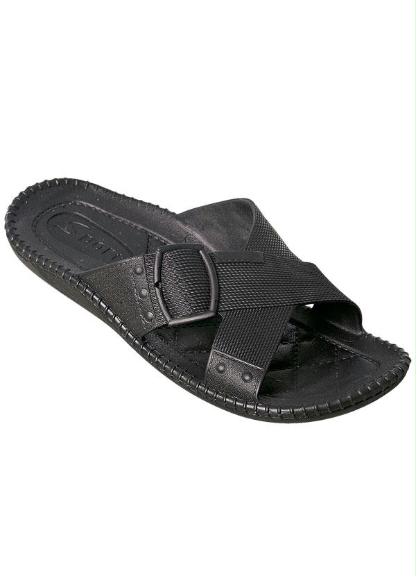 

Chinelo Masculino Preto com Tiras Largas