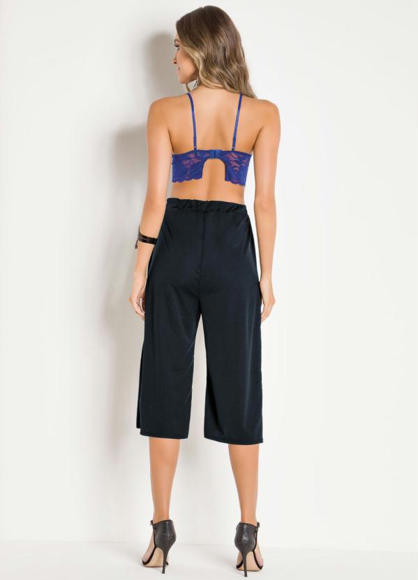 

Strappy Brallet em Renda Azul