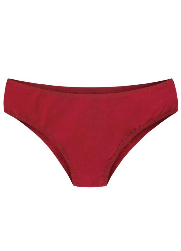 

Conjunto de Calcinha e Sutiã Infantil Vermelho, Branco