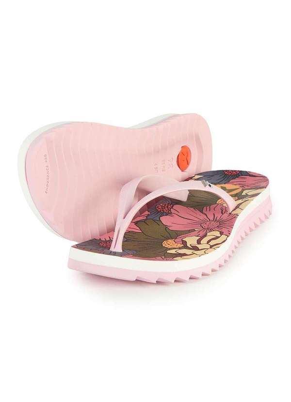 Chinelo Kenner Ibiza Jardim Feminino Rosa