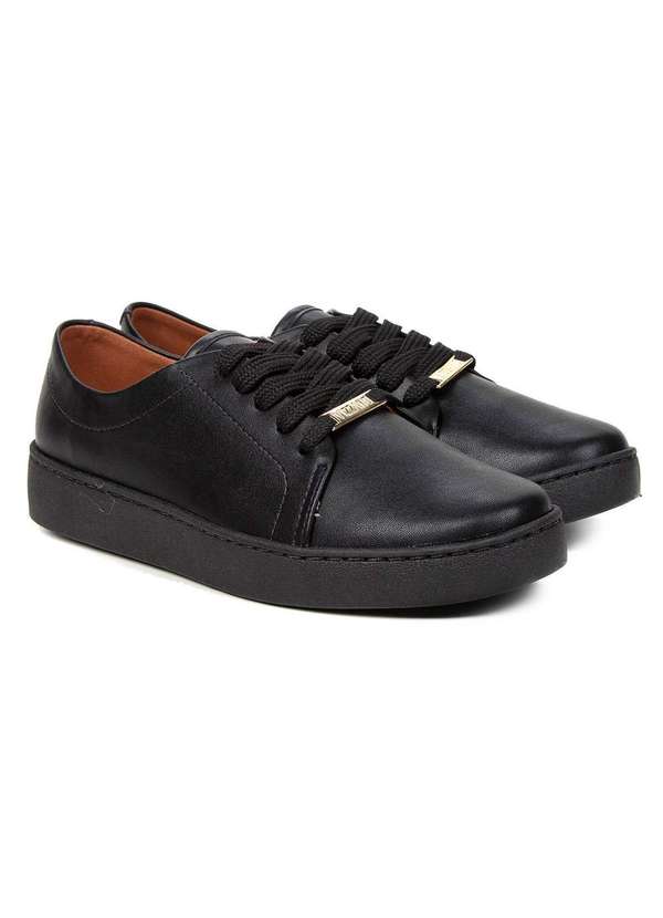 Tenis Vizzano Casual Cadarco Pelica Preto