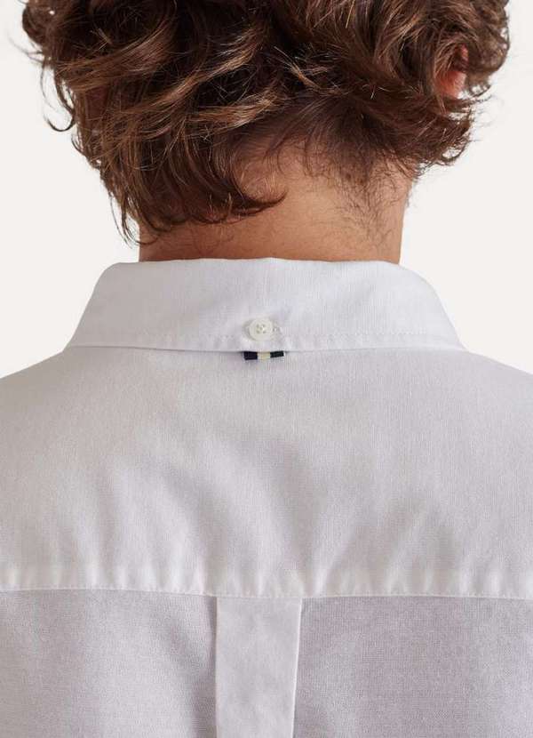 

Camisa Oxford com Elastano Branco