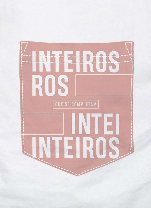 

Camiseta Bolso Amar Não é Lutar Branco