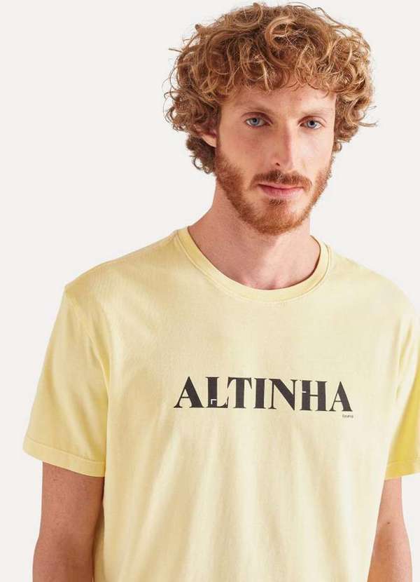 

Camiseta Pf Estampada Altinha Reserva Amarelo