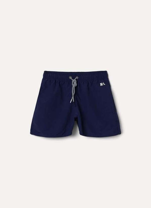 

Short de Praia Mini Pf Liso Azul