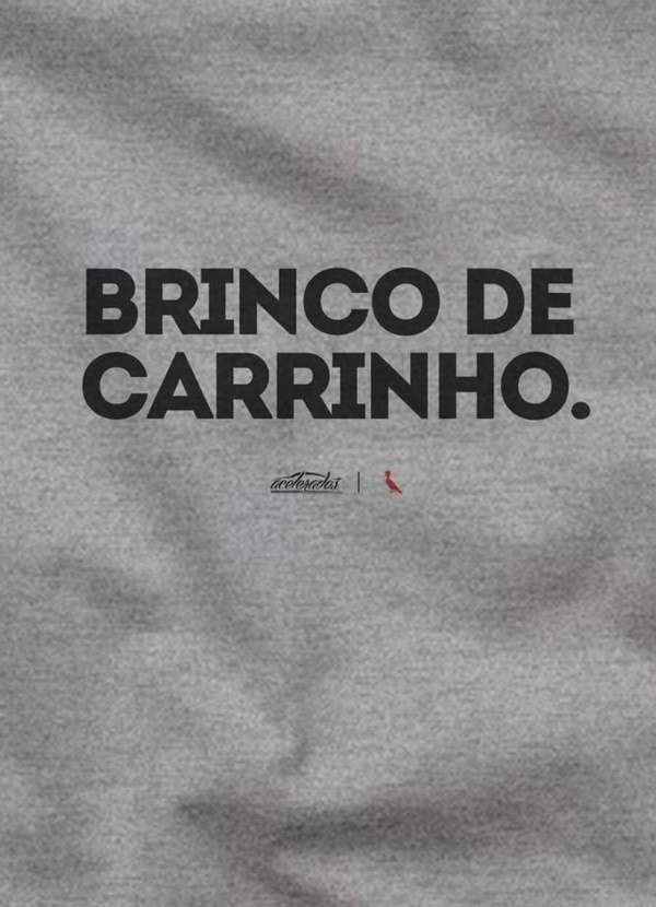 

Camiseta Brinco de Carrinho Reserva Mini Reserva M, Cinza