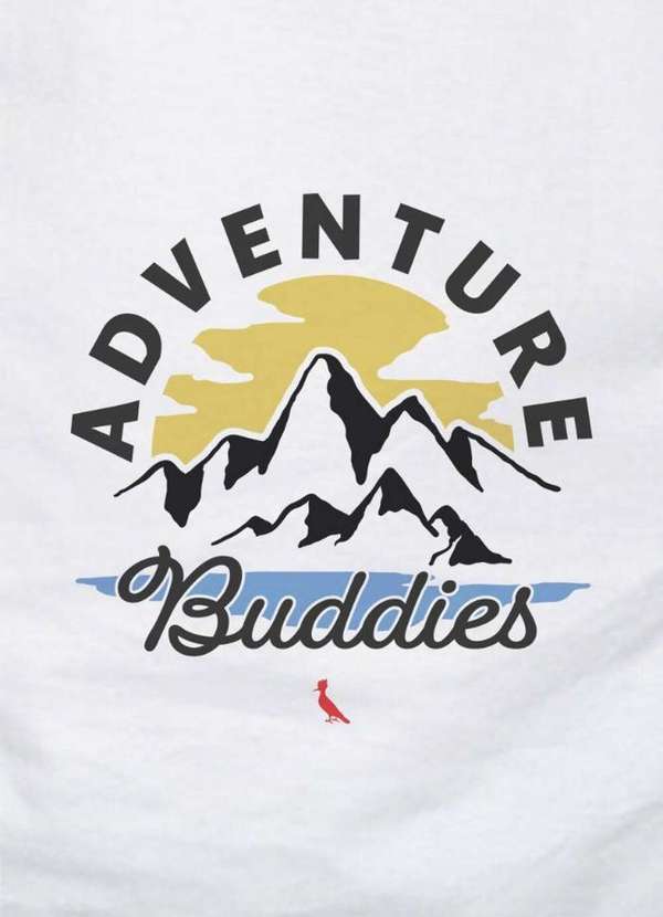 

Camiseta Mini Estampa Adventures Buddies Reserva M, Branco