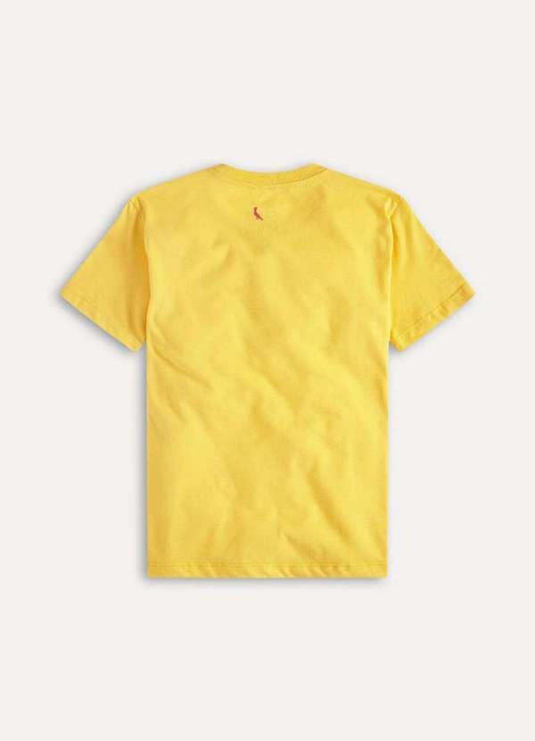 

Camiseta Mini Simples Amarelo