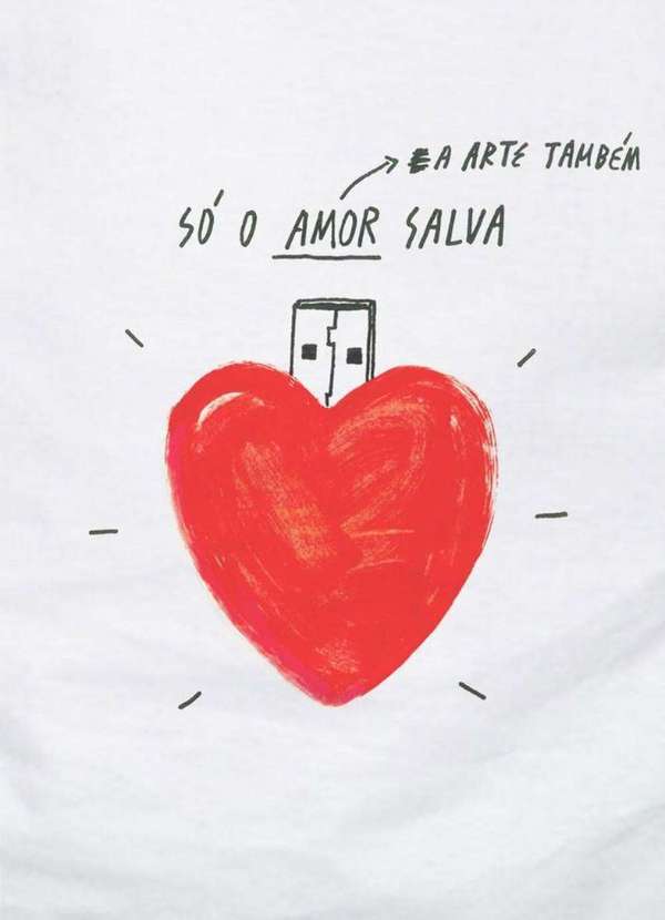 

Camiseta Mini Só Amor Branco