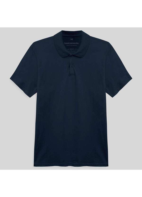 

Camisa Polo Masculina Azul