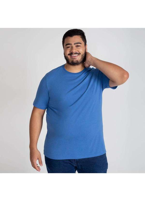 

Camiseta Reta Masculina Gola C Super Azul