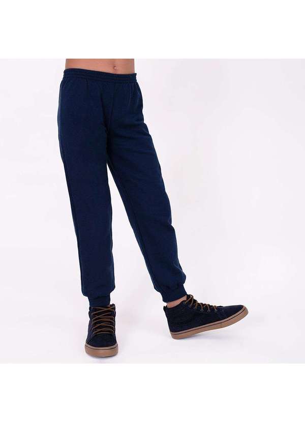 

Calça de Moletom Infantil Azul