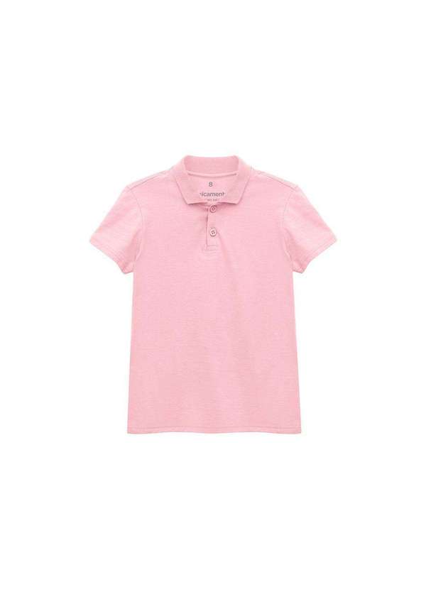 

Camisa Polo Infantil Menino Rosa