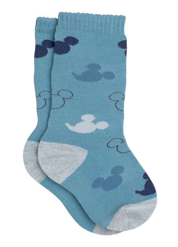 

Meia Mickey Mouse 2482-006 2560-Azul