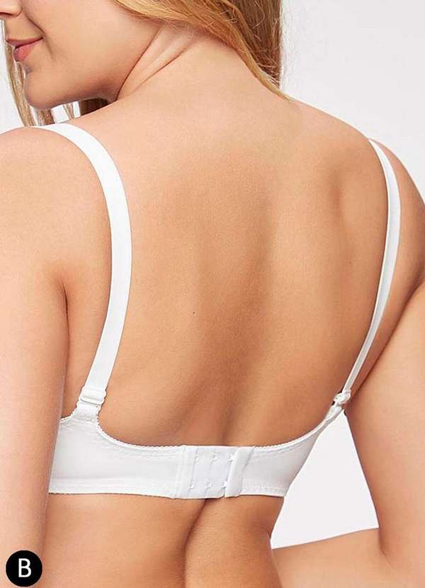 

Sutiã com Aro e sem Bojo W Triumph Classic Soft 24, Branco