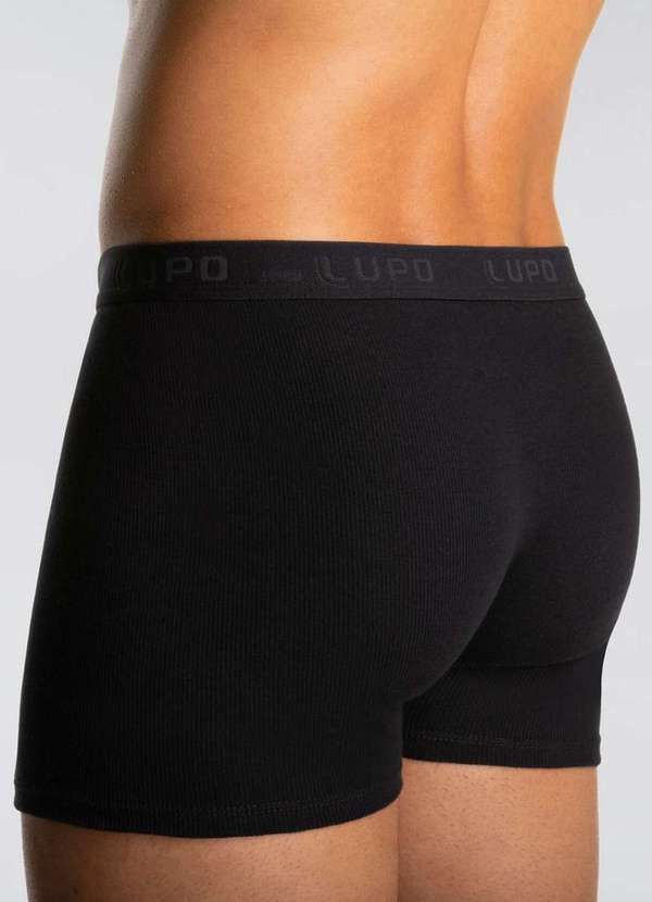 

Cueca Boxer Lupo com Abertura 660-002 999-Preta, Preto