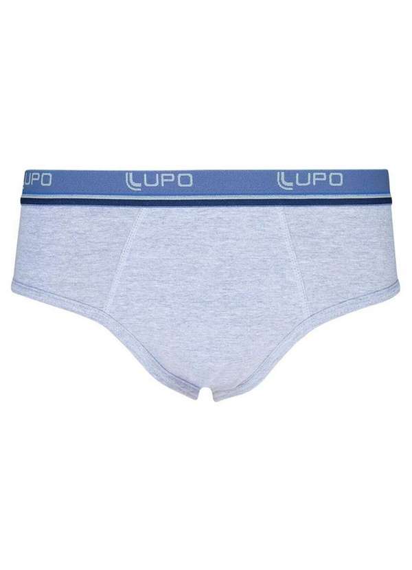 

Cueca Slip Lupo 524-002 8000-Cinza-Mescla