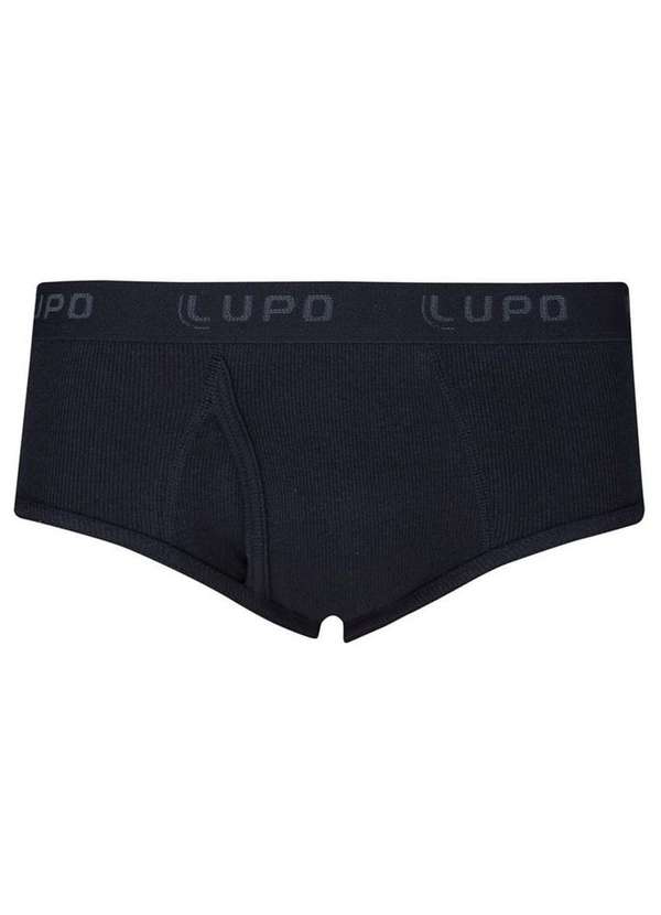 

Cueca Slip Lupo com Abertura 546-002 999-Preta, Preto