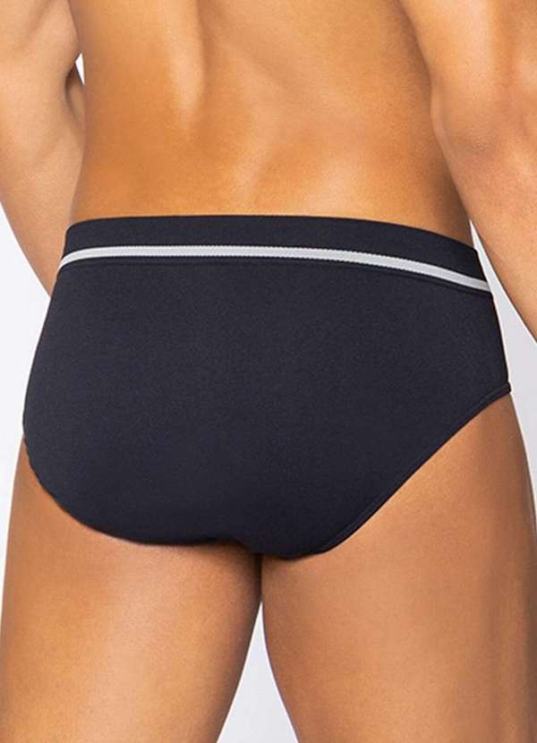 

Cueca Slip Microfibra Lupo 691-002 999-Preto