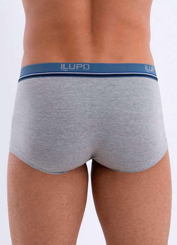 

Cueca Sunga Lupo 460-002 8000-Cinza-Mescla