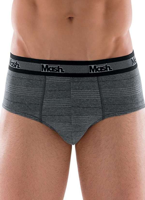 

Cueca Slip Mash 173.15 Cz06-Cinza-Mescla-Escuro