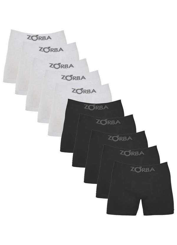 

Kit com 10 Cuecas Boxer Zorba 781 Multicores