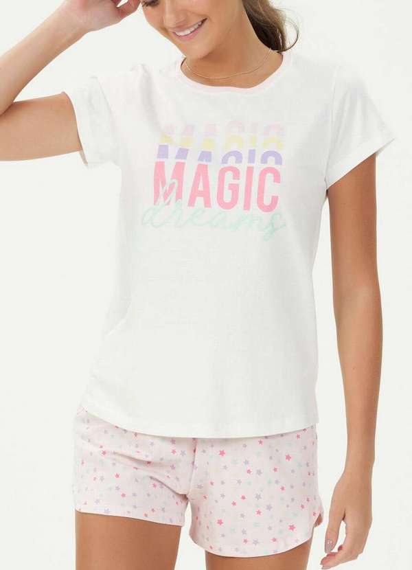 

Pijama Feminino Espaço Pijama 40798 Branco