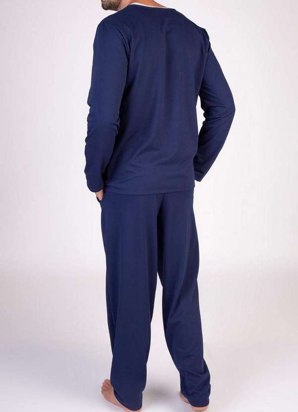 

Pijama Masculino Longo Podiun 8147 Marinho, Azul