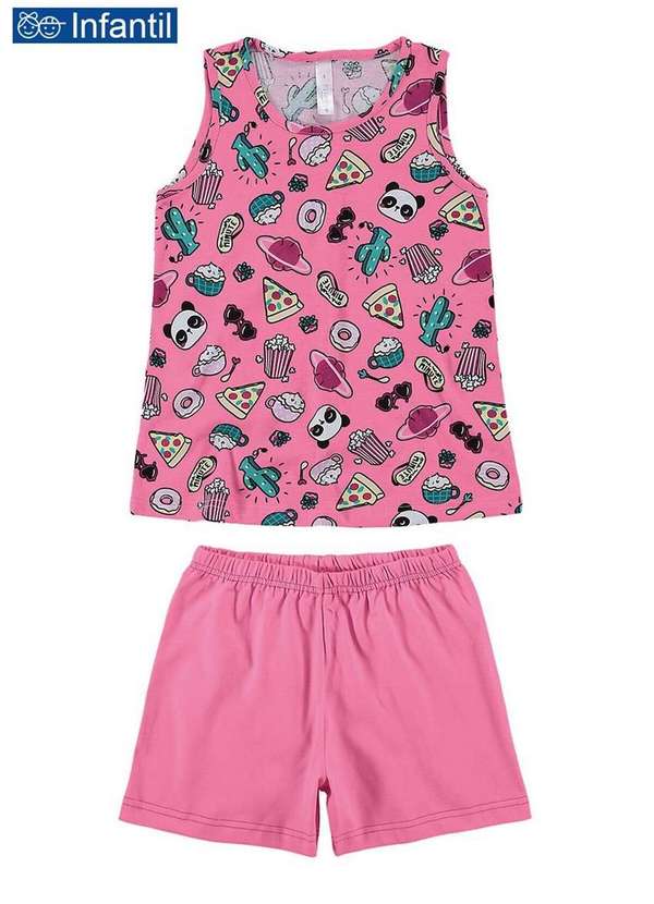 

Pijama Malwee 1000077361 Infantil Be25b-Rosa