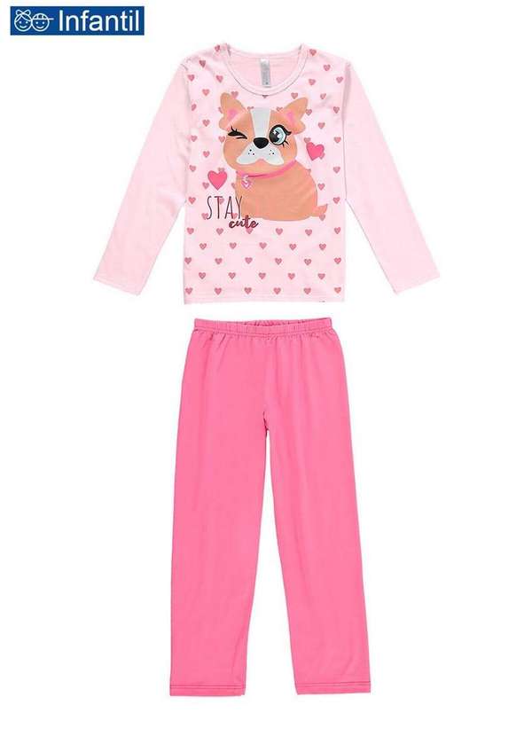 

Pijama Malwee 1000077428 00157-Rosa-Claro