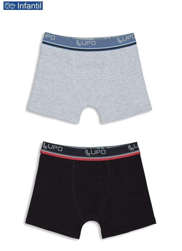 

Kit/2 Cueca Lupinho Boxer 141-088 Infantil 0940-Ci, Multicores