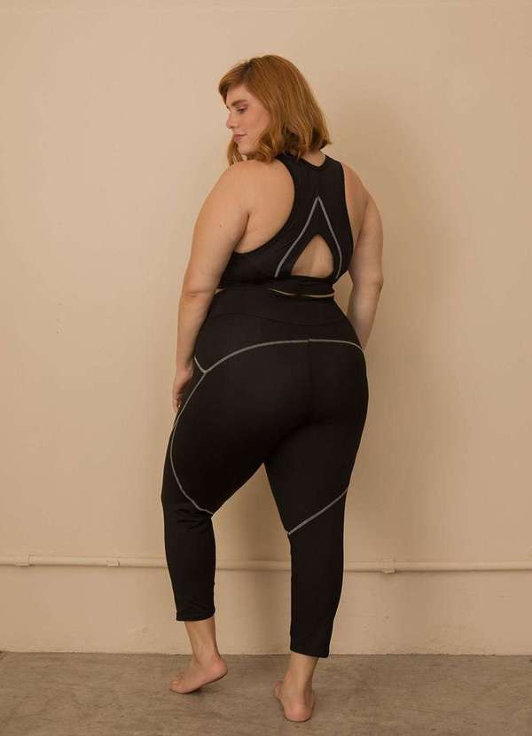 

Calça Legging Trançador Plus Size Preto-/58 Pret